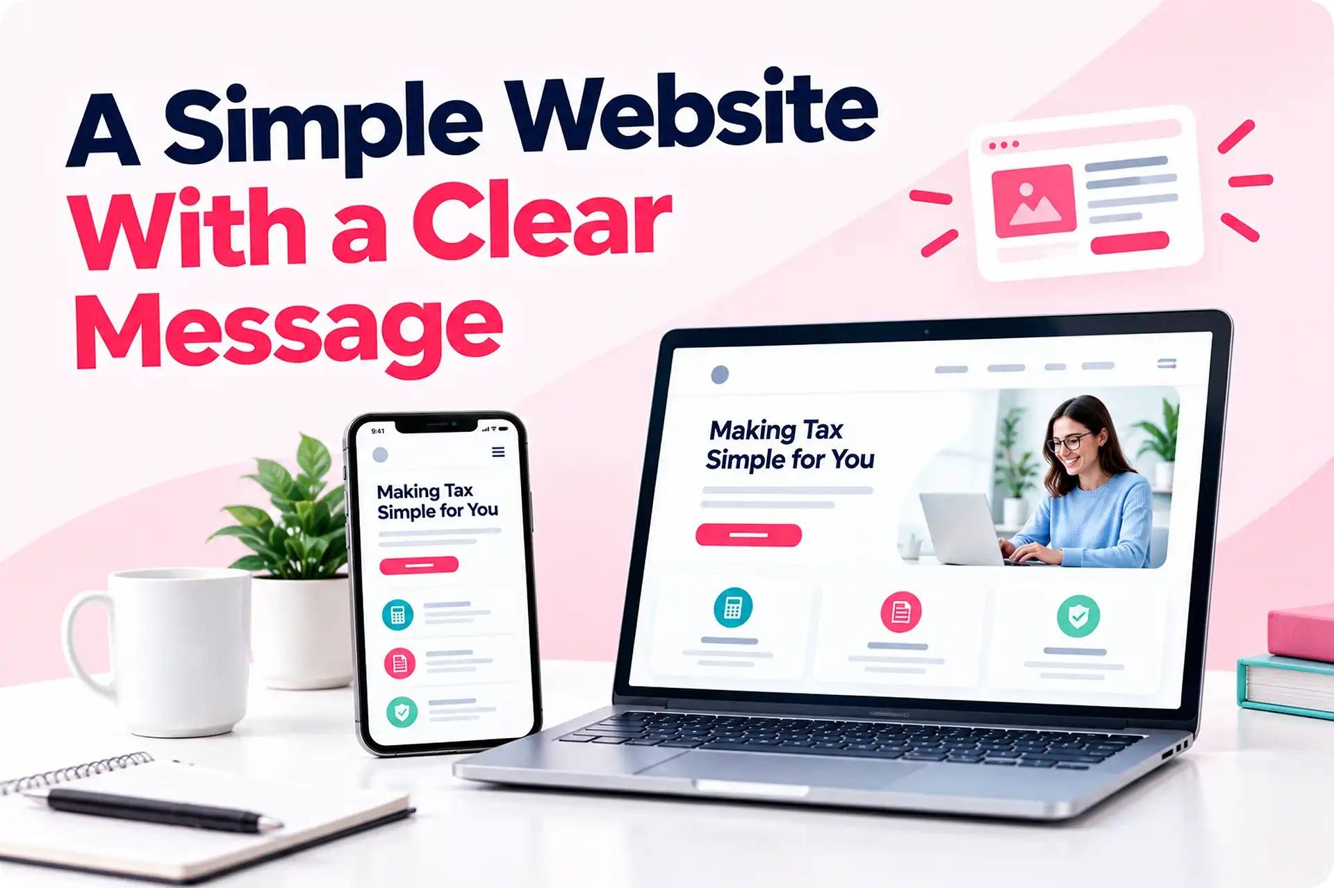 A Simple Website With a Clear Message