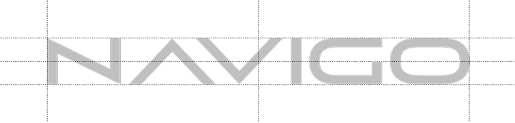 Navigo Logo Outline with Grid