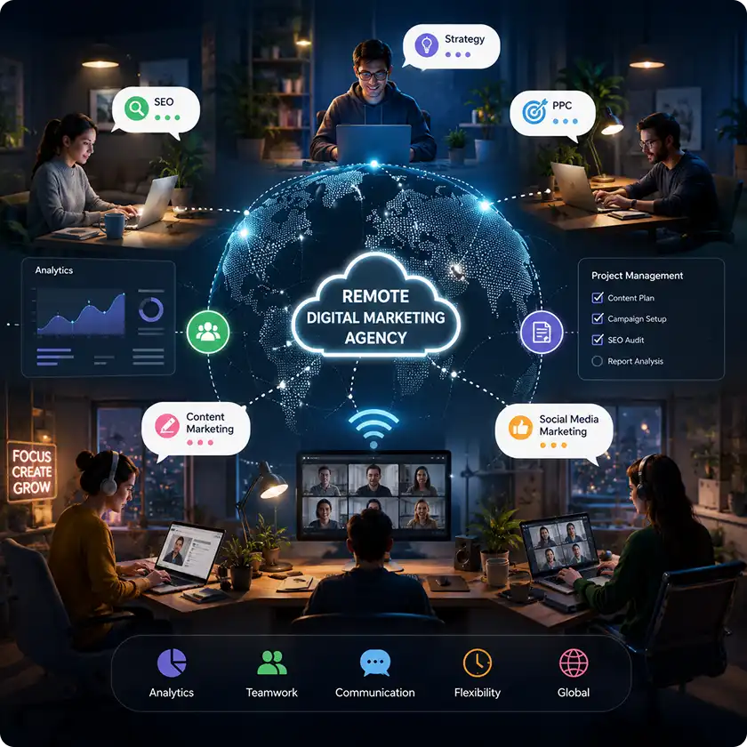 Global digital marketing landscape and spend growth by region