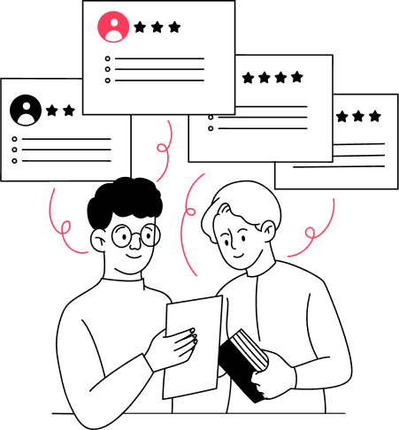 Authority and trust building illustration